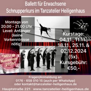 Ballett - Schnupperkurs